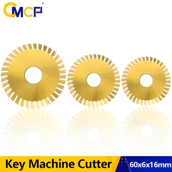 Копировальный станок для ключей CMCP 60x6x16 мм 36/60/80/90 Т С Титановым Покрытием Одностороннее Пильное Полотно Для Запасных Частей Key Cutter Слесарный Инструмент