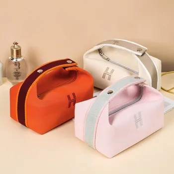 Косметичка advanced sense простая портативная сумка для хранения большой емкости, женская холщовая сумка для стирки