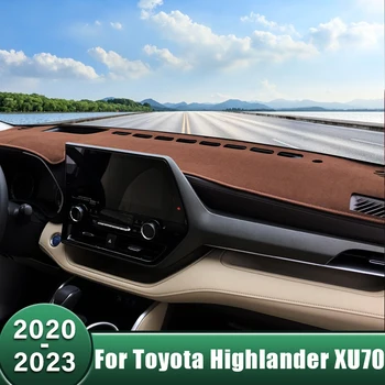 Крышка приборной панели Автомобиля, Солнцезащитные Коврики, Защитные Накладки, Анти-УФ Чехол Для Toyota Highlander XU70 Kluger Hybrid 2020 2021 2022 2023