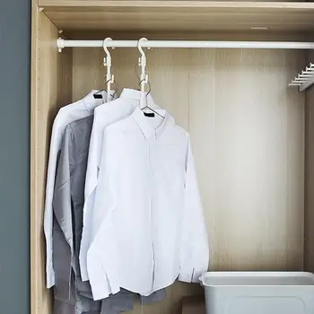 Крючок для пальто, крючки-органайзеры для шкафа, компактные несущие вешалки для одежды для эффективной организации гардероба, шкаф