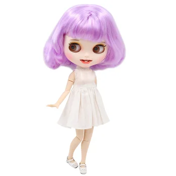 Кукла ICY DBS Blyth с белой кожей и суставами тела на заказ, с открытым ртом, матовое лицо для девочки, подарочная игрушка BL7008