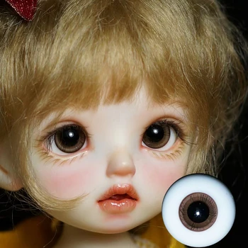 Кукла Стеклянные глаза Карие Глаза Мяч Модные Глазные яблоки Diy Аксессуары для куклы 1/4 1/6 1/8 BJD кукла Стеклянные глазные яблоки