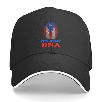 Лента Для инструментов Флаг Пуэрто-Рико, Это в моей ДНК, бейсболка Унисекс, подходит для мужчин И женщин, Регулируемая Шляпа для Папы, кепка для Сэндвича