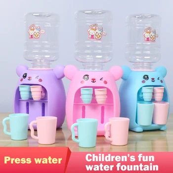 Мини-игрушка для опорожнения воды, игрушка для ролевых игр по Методу Монтессори, Обучающий Мини-питьевой Фонтанчик для детей, устройство для кухни, игрушка
