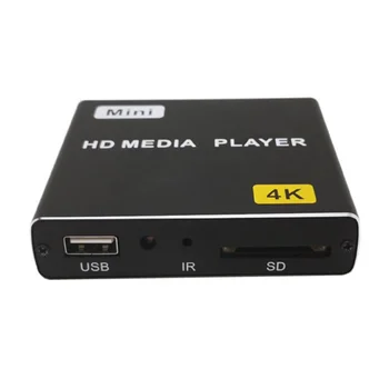 Мини-медиаплеер 4K 1080P Full HD Рекламная машина с поддержкой вертикального дисплея