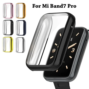 Мягкий чехол для Xiaomi Mi band 7 Pro с полным покрытием, защитная пленка для экрана Mi band7 Pro, универсальный чехол Mi Band 7pro