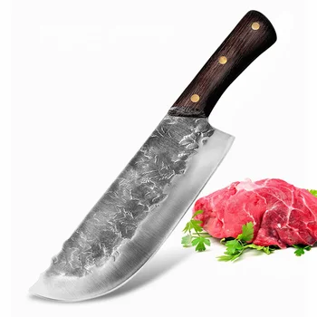 Мясницкий нож ручной ковки 5Cr, высокоуглеродистый нож для разделки Рыбы, фруктов, Овощей, Нож для обвалки, Кухонные ножи, инструменты для приготовления пищи