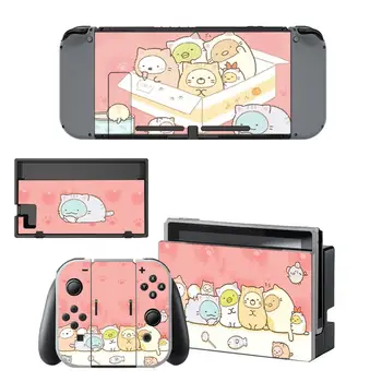 Наклейка кожи Sumikko Gurashi Nintendo Switch Наклейки NintendoSwitch для скинов консоли Nintend Switch и контроллера Joy-Con