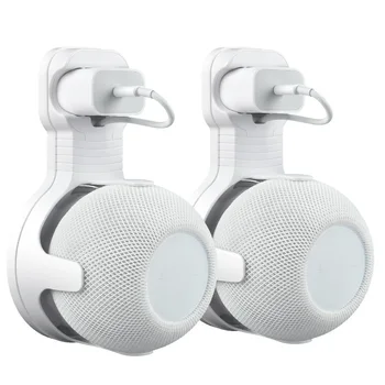 Настенная подставка-вешалка для HomePod Mini Smart Speaker Держатель розетки Компактный Кронштейн Настенная полка для Homepod Mini