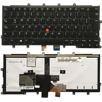 Новая Латинская клавиатура для ноутбука Lenovo Thinkpad X230S X240S X240 x240i X250 X260S X270 LA Клавиатура черная 04X2013 с подсветкой