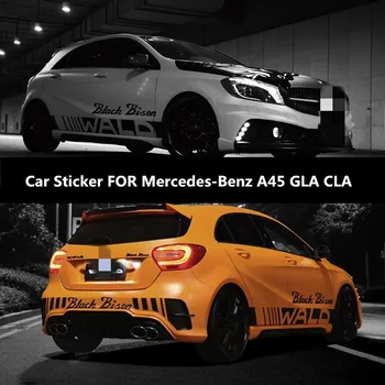 Новая автомобильная наклейка на заказ для Mercedes-Benz A45 GLA CLA, модификация кузова, модные спортивные виниловые наклейки для автомобилей