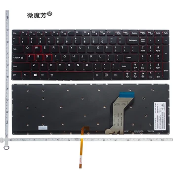 Новая клавиатура для ноутбука Lenovo Ideapad Y700 Y700-15 Y700-15ISK Y700-15ACZ Y700-17ISK Y700-15ISE с английской подсветкой SN20H54489