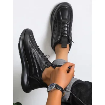Новая мужская повседневная обувь, кроссовки, Трендовая повседневная обувь, Итальянские дышащие мужские кроссовки для отдыха, нескользящая обувь для мужчин