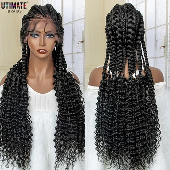 Новое Поступление, Кудрявые Синтетические кружевные парики в клетку длиной 28 дюймов из натуральных вьющихся волос с детскими волосами для чернокожих женщин
