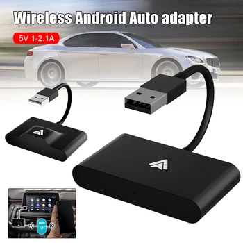 Новый Android Auto Wireless Adapter Подключи и Играй С Проводным беспроводным адаптером Для Android Auto 2,4 G и 5G WiFi Автоматическое Сопряжение OTA Обновление