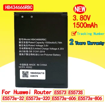 Новый Аккумулятор высокого качества HB434666RBC 1500 мАч Для маршрутизатора Huawei E5573 E5573S E5573s-32 E5573s-320 E5573s-606 E5573s-806 В наличии