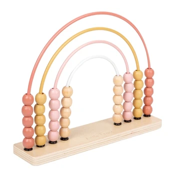 Обучающая математике игрушка Abacus, Портативная игрушка для развития детского мозга, дошкольного обучения мышлению, игрушка для малышей E65D