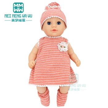 Одежда для кукол 43 см, аксессуары для кукол для новорожденных, детские шапочки, вязаные юбки, обувь