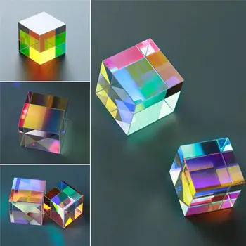 Оптическое стекло X-cube Дихроичный куб Дизайн Кубическая призма RGB объединитель разветвитель обучающий подарок Класс Физика обучающая игрушка