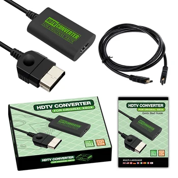 Оригинальная консоль для Xbox, совместимый с HDMI конвертер, Цифровой видео-аудио адаптер для XBOX 480P 720P 1080i для монитора HDTV