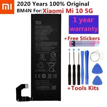 Оригинальный Сменный Аккумулятор BM4M BM4N Для Xiaomi Mi 10 Pro 5G Xiaomi 10Pro Mi10 5G Оригинальные Аккумуляторы bateria для телефона + Подарочные Инструменты