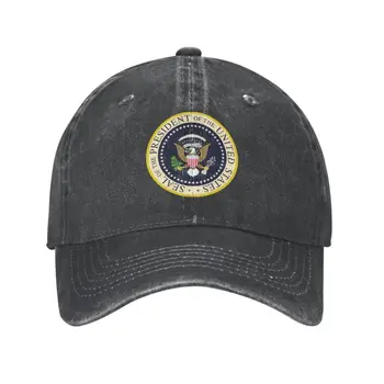 Персонализированная хлопковая печать Президента Соединенных Штатов, бейсболка Для Мужчин И Женщин, Регулируемый Герб, шляпа для папы, Уличная одежда