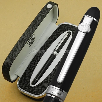 Перьевая ручка Duke Black & Silver M С наконечником для письменных принадлежностей GFP003