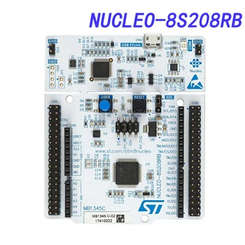 Плата разработки Avada Tech NUCLEO-8S208RB, Nucleo-64,8-разрядная, совместима с микроконтроллером STM8S208RB, Arduino, St Morpho
