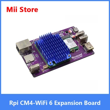 Плата расширения wifi6 WiFi 6E на базе CM4, Вычислительный модуль Raspberry Pi 4, ключ Intel AX200 AX210 PCIe M.2 A