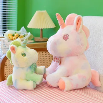 Плюшевые игрушки, милая кукла-единорог, подушка, подарок на день рождения для детей