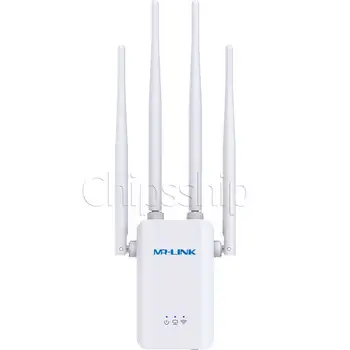 Полное покрытие Wi-Fi 300 Мбит/с, беспроводной ретранслятор WiFi Singal Extender с 4 внешними антеннами ML-WR304S