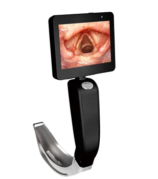 Портативное медицинское Визуальное ларингофарингеальное зеркало с 3-дюймовым OLED-экраном Многоразового использования видео-ларингоскоп для ЛОР
