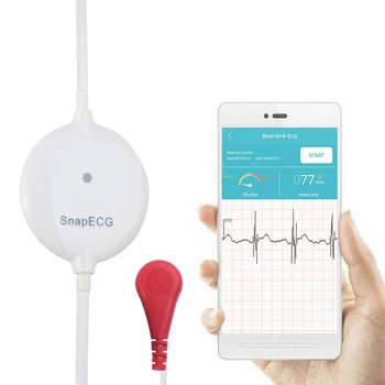 Портативный ЭКГ-монитор для беспроводных устройств мониторинга ЭКГ на базе Android для отслеживания частоты сердечных сокращений и ритма работы сердца