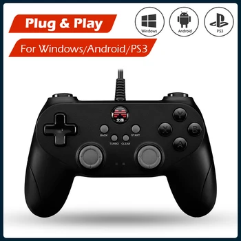Проводной игровой контроллер для игрового контроллера Android /ПК / PS3 / TV Box и для игры на смартфоне