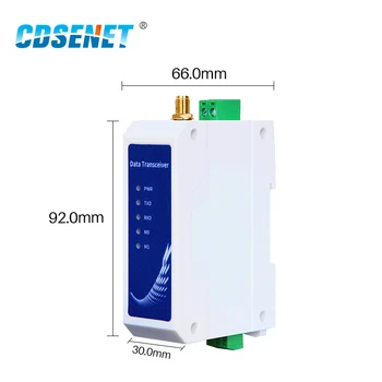 Промышленный модем CDSENET LoRa 433 МГц Беспроводная радиостанция с расширенным спектром защиты от помех 20 дБм 3 км E96-DTU (433L20-485)