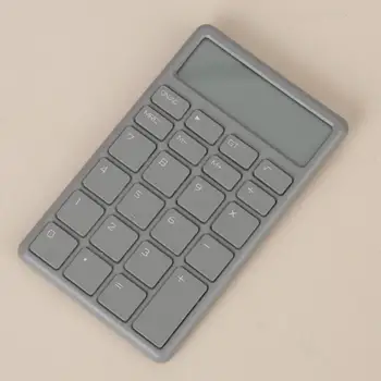 Ручной Калькулятор Практичная Удобная кнопка ABS 12 Цифр Солнечная батарея Базовый офисный калькулятор Канцелярские принадлежности