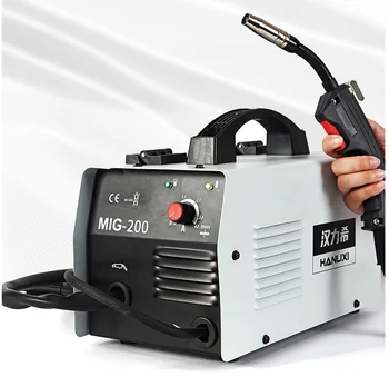 Сварочный аппарат MIG без газа 5000 Вт 200A полуавтоматический для сварочного аппарата MIG с флюсовым сердечником
