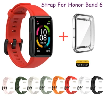Силиконовые Спортивные ремешки для Huawei Honor Band 6 Pro, смарт-браслет, сменный ремешок для часов Honor Band6