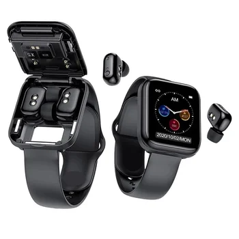 Смарт-часы X5 TWS Bluetooth-гарнитура, Беспроводные наушники Два в одном, 1,54 дюймов, Музыкальный звонок, Спортивные Модные Умные часы Android IOS, Новые