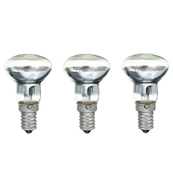 Сменная Лавовая лампа E14 R39 30 Вт прожектор с ввинчивающейся лампочкой, прозрачный отражатель, точечные лампочки лавы накаливания