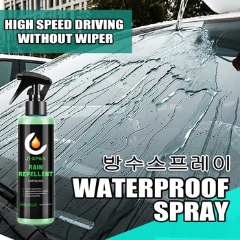 Спрей с водоотталкивающим покрытием Против дождя для автомобильного стекла, Нано-Гидрофобное водонепроницаемое средство