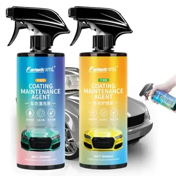 Средство для чистки автомобилей 500 мл Аксессуары для чистки автомобилей Спрей для моющего средства Экологически Чистые средства по уходу за автомобилем Многофункциональная краска для автомобиля