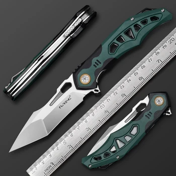 Стальной складной нож VG10, ручка G10 с карманным зажимом, инструмент для выживания, EDC, Самооборона, Активный отдых