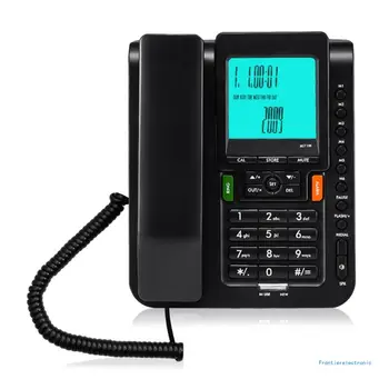 Стационарный телефон M71W с отображением реальной даты недели и времени для дропшиппинга в гостиницах и больницах