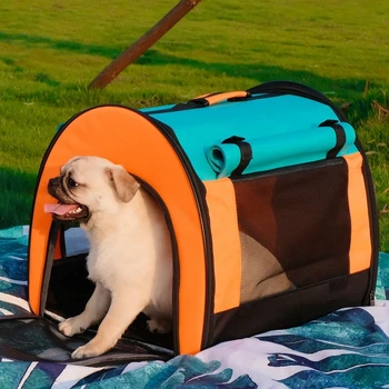 Сумка-переноска для собак, Мягкий боковой рюкзак, Складная сумка для кошек, Дорожные сумки для собак, Одобренный авиакомпанией Транспорт для маленьких собак И кошек