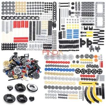 Технические Детали для замены автомобиля Упаковка Строительных блоков Ведущее Кольцо Зубчатая Рейка Соединитель Осевой Штифт Аксессуары MOC Mindstorms Bricks