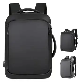 Трансграничный Мужской Рюкзак, Компьютерный школьный рюкзак, сумка 15,6 Дюймов, компьютерная сумка, Деловой рюкзак, простой рюкзак черного цвета