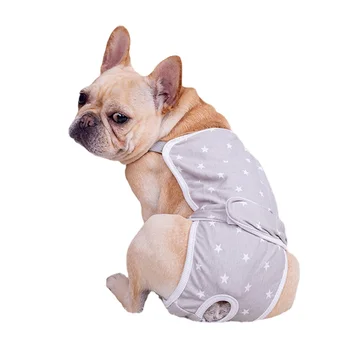 Физиологические штаны для французской собаки, Женские Штаны для щенка Тедди Корги, мопса Во время менструации, защитные штаны для домашних животных, нижнее белье для тети собаки