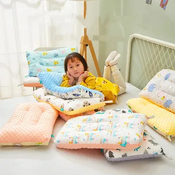 Хлопковая подушка для комфорта детей Four Seasons, стереотипная подушка с мультяшным принтом, подушка для сна в детском саду