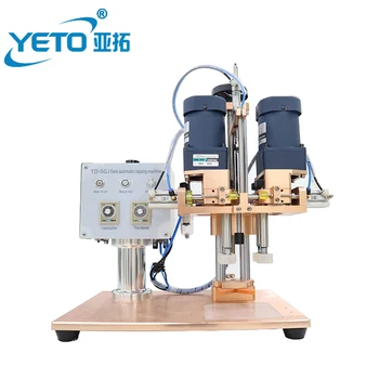 Цена оборудования для укупорки бутылок с масляным спреем shanpoo на заводе YETO полуавтоматическая